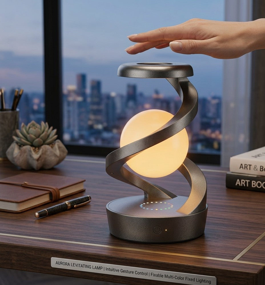 LunaSpiral RGB Levitating Desk Lamp