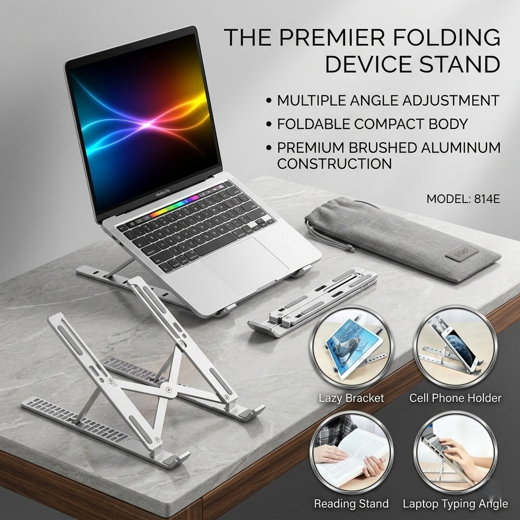 FlexLift Pro – Foldable Adjustable Laptop Stand